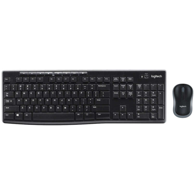Set tastiera e mouse wireless Logitech MK270 da 2,4 GHz Set tastiera e mouse wireless Logitech MK270 da 2,4 GHz